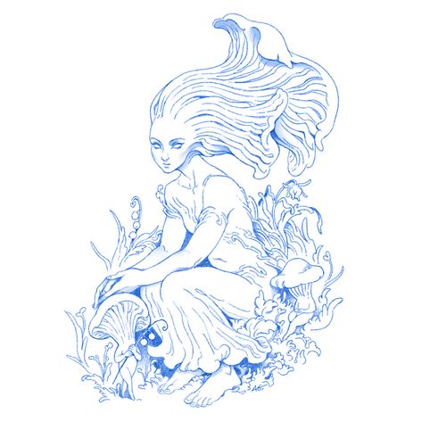 Fairy Drawing, Mushroom Girl, Creature Fantasy, Faery Art, Mushroom Fairy, Viz Media, Mushroom Art, Art Styles, Comic Artist