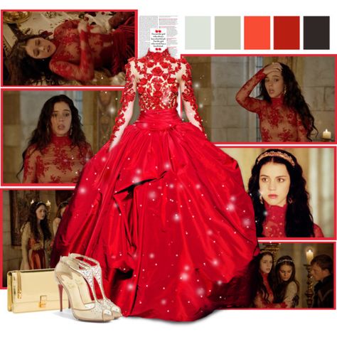 Adelaide Kane Reign Red Dress Reign Wedding Dress, Mary Queen Of Scots Reign Dresses, Reign Outfits, Homecoming Jewelry, Marie Stuart, Reign Mary, Reign Fashion, Reign Dresses, Mary Dress