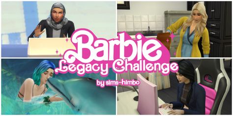 The Sims 4: How To Complete The Barbie Legacy Challenge Legacy Challenge, Los Sims 4, Sims 4 Challenges, Perfect Grade, Barbie Shoes, Pet Vet, Los Sims, Path To Success, Barbie Birthday