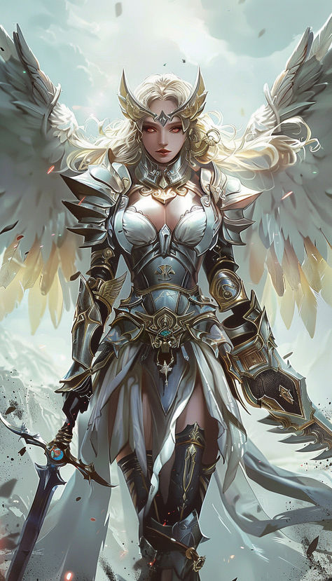 Ethereal Viking Angel Anime Style Valkyrie Sigrun Valkyrie, Valkyrie Angel, Valkyrie Outfit, Goddess Armor, Valkyrie Armor, Valkyrie Art, Angel Armor, Valkyrie Cosplay, Valkyrie Norse