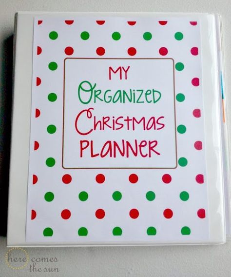 Christmas Binder, Organized Christmas, Planning Christmas, Christmas Organization, Printable Ideas, Holiday Planner, Christmas Planning, Christmas Planner, Here Comes The Sun