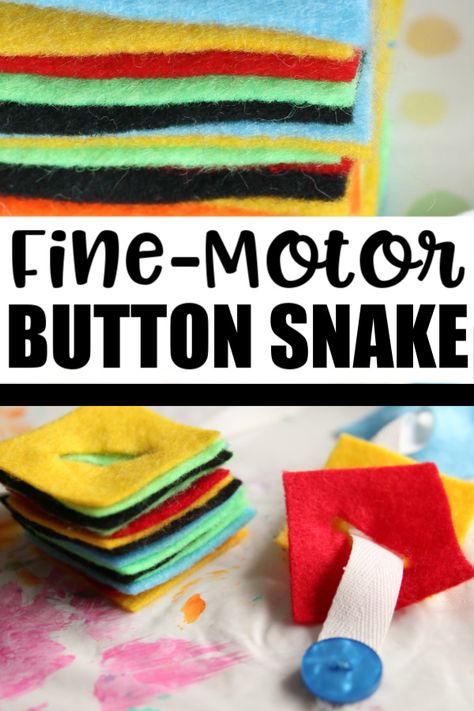 Preschool Button Activities, Homemade Toddler Toys, Morning Provocations, Jake Christmas, Buttoning Activities, Button Snake, Toddler Fine Motor Activities, Diy Toddler Toys, Coordination Activities