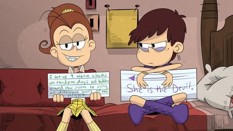 Loud House Sisters, Luna Loud, Luan Loud, The Loud House Fanart, Loud House Characters, Drama Memes, Loud House, Comic Collection, Cartoon Character Design