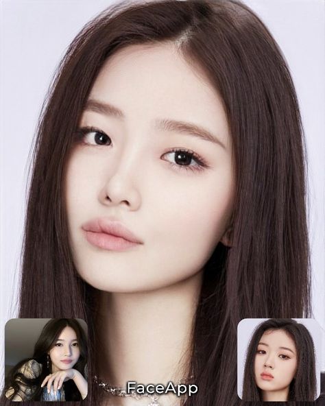 Faceapp Face Claim Kpop, Faceclaims Female, Art Breeder, Face App, Korean Student, Gilbert And Anne, Korean Face, I Wish You Would, Cute Makeup Looks