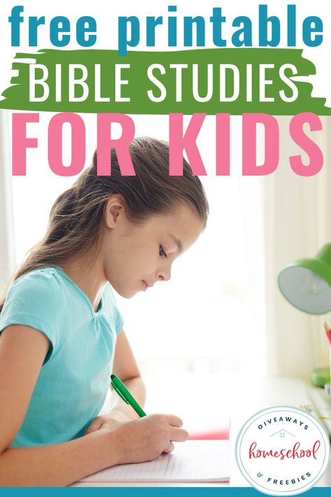 FREE Printable BIble Studies for Kids perfect for your homeschool morning. Kids Bible Study, Bible Study Videos, Family Bible Study, Family Bible, Bible Songs, Scripture Memorization, Bible Study Printables, Free Bible Study, Homeschool Tips