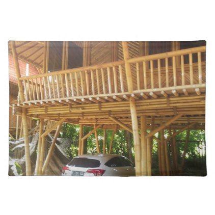 House Design Small Spaces, Balcony With Stairs, Modern Bahay Kubo, House In Bali, House Design Small, Bamboo Placemats, Bahay Kubo, Bamboo House Design, House Balcony