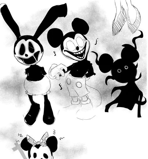 Abandoned By Disney, Creepy Mickey Mouse, Treasure Island Disney, Wednesday's Infidelity, Creepypasta Art, Mythical Monsters, Epic Mickey, Oswald The Lucky Rabbit, Mickey Mouse Art