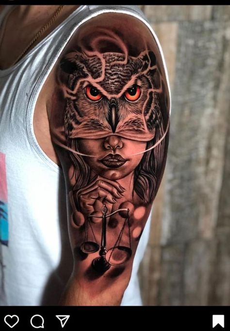 Batman Logo Tattoo, Owl Tattoo Sleeve, Arm Tattoos Black, Zeus Tattoo, Side Neck Tattoo, Lion Tattoo Sleeves, Native Tattoos, Scale Tattoo, Men Tattoos Arm Sleeve