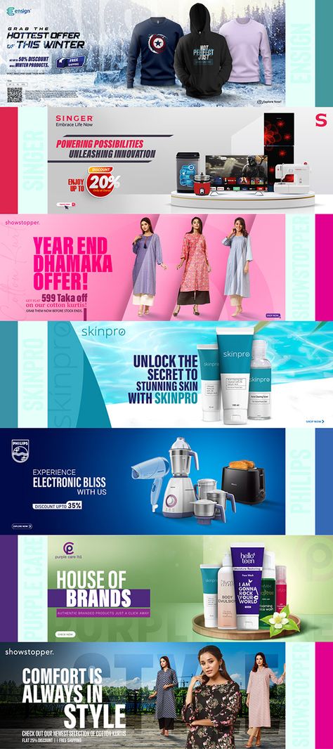 Creative Website Banner Design E Commerce Banner Design, Graphic Design Concept, Banners Design, Website Banner Design, Advertising Graphic Design, Amazon Website, Creative Website, E Commerce Website, Website Banner