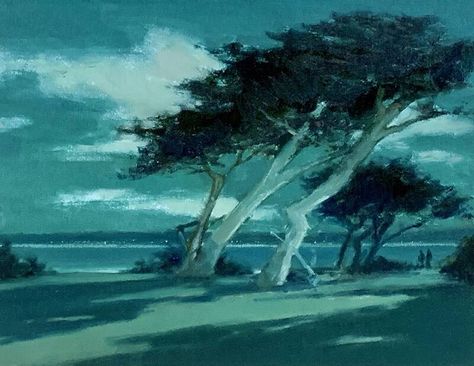 Nocturnal Paintings, Carmel Beach, Big Surf, Mission San Juan Capistrano, Park River, Beach Fire, Dutch Windmills, Air Painting, Rocky Shore