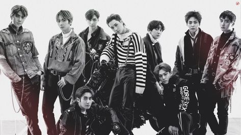 Exo Ot9, Exo Group, Exo Album, Exo Korean, Chanyeol And Do, Xiu Min, Kim Jongdae, Lu Han, Kpop Exo