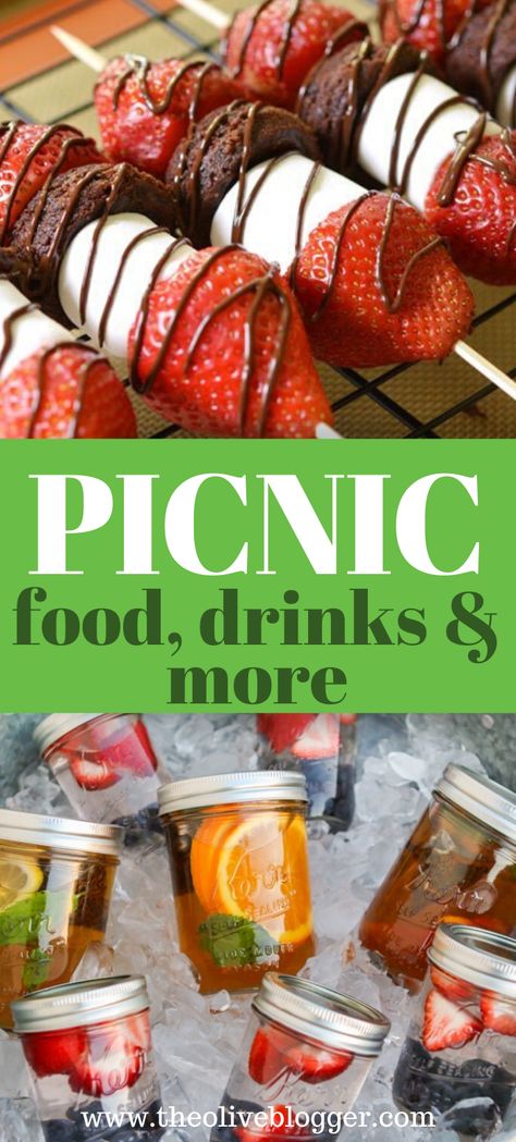 Family Picnic Food, Picnic Party Food, Perfect Picnic Food, Best Picnic Food, Picnic Drinks, Easy Picnic Food, Summer Picnic Food, Picnic Desserts, Picnic Snacks