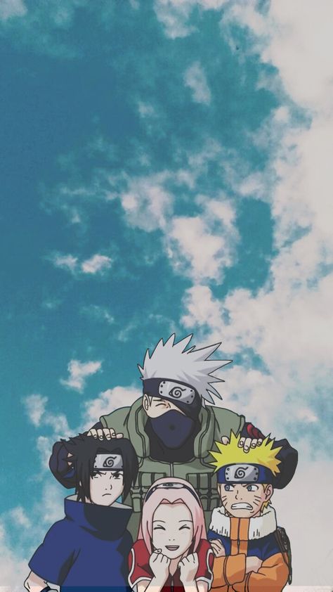 Naruto Team 7 Wallpapers, Naruto Friends, Boom Wallpapers, Alien Pictures, Naruto Painting, Photo Naruto, Naruto Uzumaki Hokage, Naruto Team 7, Naruto Sketch