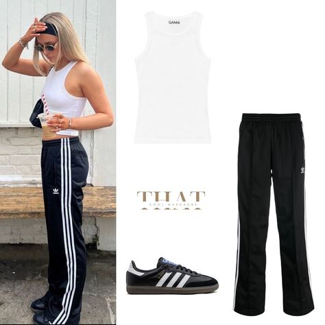 STEAL THE OUTFIT Adidas pants Choose your fav✨ Black Adidas Pants Outfits, Adidas Pants Outfit, Black Adidas Pants, Adidas Pants Women, Outfit Adidas, Adidas Girl, Adidas Outfit, The Outfit, Adidas Pants