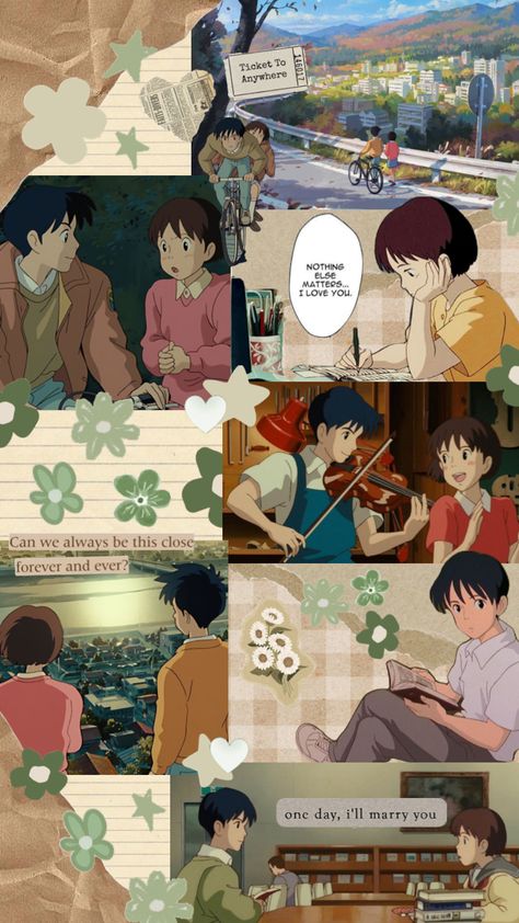 Whisper Of Heart Wallpaper, Whisper Of A Heart, Whispers Of The Heart Wallpaper, Whisper Of The Heart Aesthetic, Whisper Of The Heart Quotes, Whisper Of The Heart Wallpaper, Whisper Of The Heart, Studio Ghibli Crafts, Studio Ghibli Background