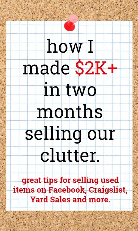 Garage Sale Organization, Online Garage Sale, Garage Sale Tips, Diy Clothes Rack, Garage Sale Pricing, Sell Your Stuff, Money Matters, Garage Sales, Yard Sale