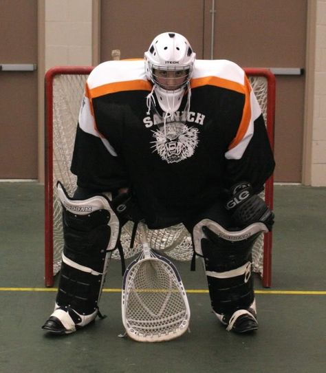 Box goalie Box Lacrosse, He's A Keeper, Lacrosse Goals, Andrew Minyard, Lacrosse Goalie, Lacrosse, Photo Storage, Fun Sports, Hockey