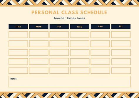 Timetable Design, High School Schedule, Bedtime Routine Chart, Class Schedule Template, Weekly Planner Print, Timetable Template, School Timetable, Seshomaru Y Rin, Study Planner Printable