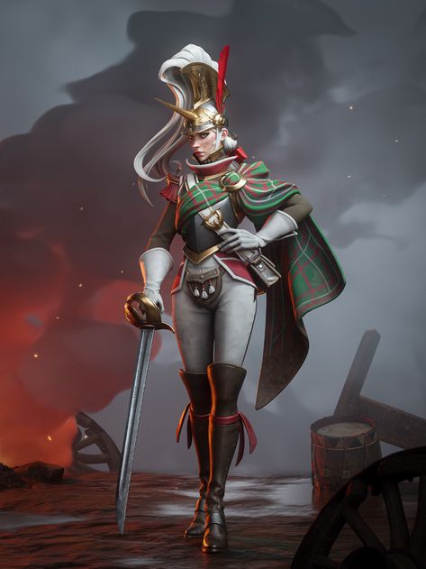 ArtStation - Thirza - Napoleon and the Plague Army Plague Knight, The Plague, The Pose, 3d Cartoon, Fantasy Warrior, Many Thanks, Character Design References, Fantasy Character Design, Samurai Gear