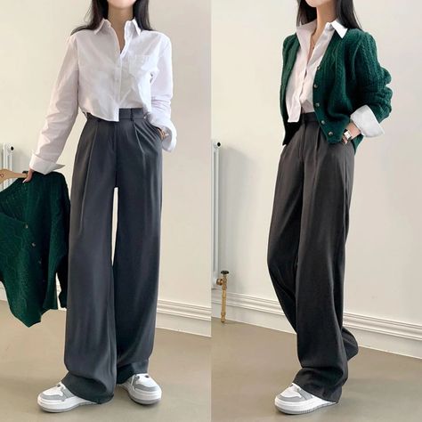 Fashion Style 2023, Kuliah Outfit, Korean Casual Outfits, Uni Outfits, Style 2023, Elegante Casual, Stylish Work Outfits, 가을 패션, 여자 패션