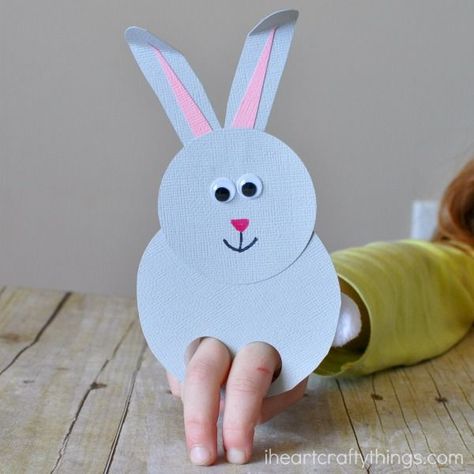 Easter Paper Crafts, Bunny Book, Rabbit Crafts, Unicorn Crafts, Puppet Crafts, Unicorn Kids, Animal Crafts For Kids, Easter Crafts Diy, Bunny Crafts