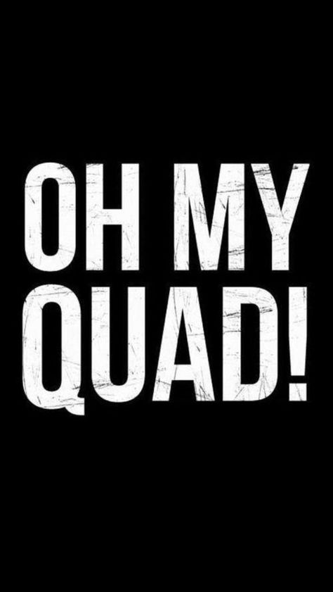 Quads! Gym Funny, Quotes Pictures, Sport Quotes, Fitness Sport, Color Guard, Gym Humor, Fun Quotes, Workout Humor, I Work Out