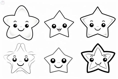 Estrela Para Colorir + De 90 Desenhos Para Imprimir