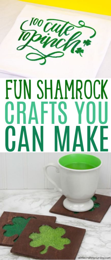 We just love St. Patrick’s Day! It’s bright and cheery and reminds us that spring is RIGHT around the corner. These fun shamrock crafts are going to give you plenty of fun ideas to make for the occasion.From wearables to home decor, we have got plenty of inspiration here for you to choose from. The hardest part will be picking with craft project to begin with. There are so many amazing ideas here! Shamrock Crafts, Shamrock Art, Shamrock Craft, Shamrock Flower, St. Patrick's Day Diy, Saint Patricks Day Art, Christmas Gifts For Teenagers, Diy Recycled Projects, Irish Crafts