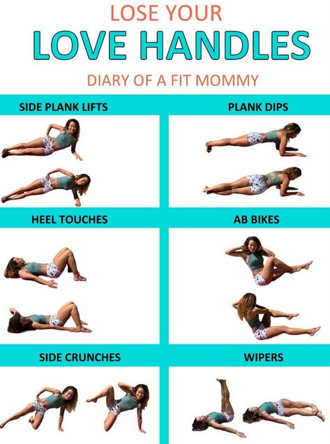 Melt Love Handle Fat With This Workout! - Diary of a Fit Mommy Beachbody Workout, Moderate Exercise, Workout Instructions, Diary Of A Fit Mommy, Love Handle Workout, Workout Bauch, Mommy Workout, Cardio Training, Trening Fitness