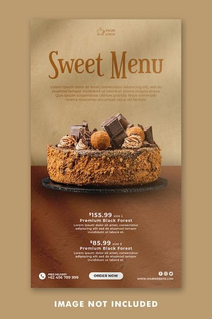 Bakery Poster Design Ideas, Cake Social Media Design, Cake Promotion Poster, Cake Advertisement, Bakery Social Media, Cake Poster, Restaurant Promotions, Cake Instagram, Instagram Stories Template