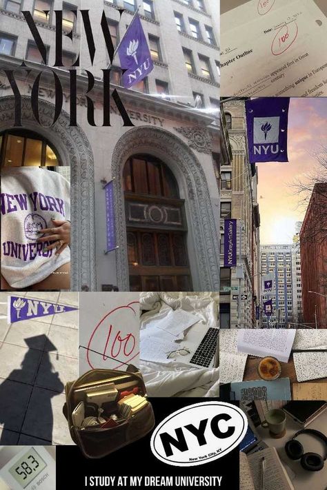 Landing | NYU CLASS OF 2028 Nyu London, Nyu Student Aesthetic, University Inspiration, Boston University, York University, University Life, Dream College, Nyc Life, Academic Success