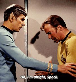 Spock Aesthetic, Space Husbands, Kirk And Spock, Stark Trek, Fictional Heroes, Spock And Kirk, Mr Spock, Star Trek Funny, Star Trek Original Series