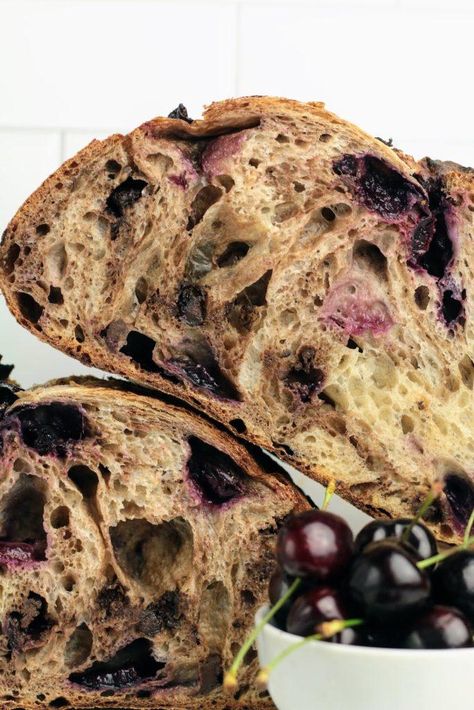 Cherry Walnut Sourdough Bread, Raspberry Chocolate Sourdough Bread, Chocolate Strawberry Sourdough, Chocolate Cherry Sourdough Bread, Raspberry Sourdough Bread, Cherry Sourdough Bread, Sourdough Flavors, Cherry Sourdough, Chocolate Cherry Bread