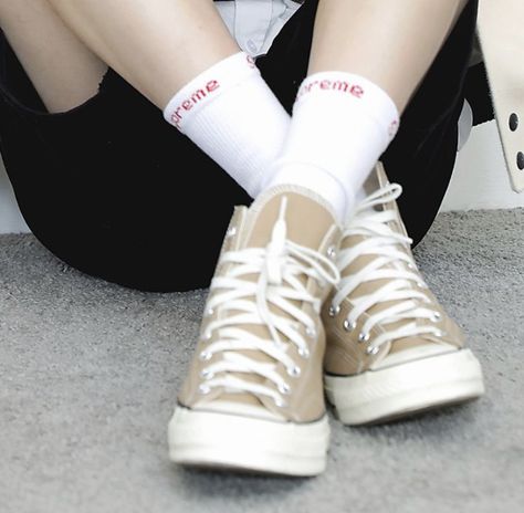 Lonely Heart, Coffee Brown, White Aesthetic, Brown Beige, White Sneaker, High Top Sneakers, Coffee, Sweatshirts, Sneakers