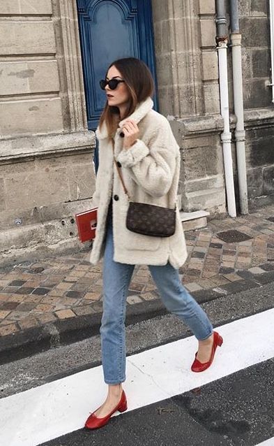 Fall Street Style Vestiti In Jeans, Moda Do Momento, Looks Jeans, Double Denim, Looks Street Style, Thanksgiving Outfit, Modieuze Outfits, Fall Street Style, Mode Inspo