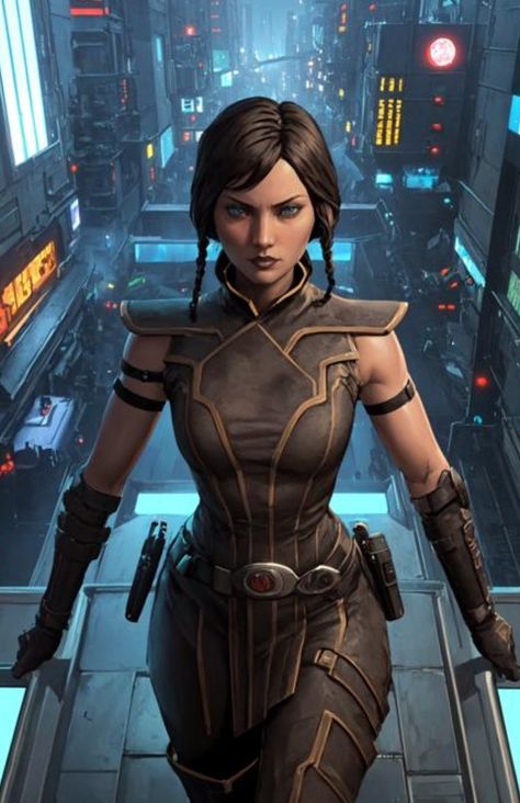 Star Wars Satele Shan, Clone Concept Art, Star Wars Old Republic Art, Star Wars The Old Republic Art, Star Wars Female Characters, Star Wars Mirialan, Mandalorian Fashion, Old Republic Jedi, Star Wars Old Republic