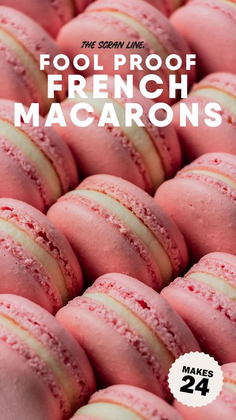 Click on the photo to learn how to Make the best Ever French Macarons! This French Macaron Recipe is easy, foolproof and the result of endless testing! In this post, I’ll give you all my tips and tricks, everything I know, to getting macarons that look like they’ve come out of a French patisserie. Chewy on the inside, crispy on the outside and filled with my white chocolate ganache recipe. A true melt in your mouth experience all in one cute little cookie! Easy Bakery Desserts, Macaron Recipe Chocolate, Maracons Recipe, Best French Macaron Recipe, Fail Proof Macaron Recipe, Fool Proof Macaron, French Macaroons Recipe Easy, Fool Proof Macarons, No Fail Macaron Recipe