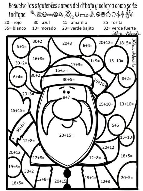 Holiday Math Worksheets, Coloring Worksheets For Kindergarten, Elementary School Activities, Christmas Math Worksheets, Christmas Addition, Christmas Worksheets, Phonics Practice, Math Groups, Christmas Math