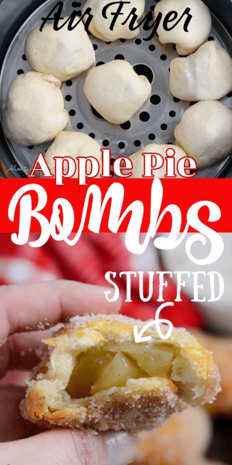 Desserts For 60 People, Easy Fall Air Fryer Recipes, Easy Desserts With Canned Apple Pie Filling, Biscuit Pies Desserts, Biscuits In Air Fryer Canned, 85 Degrees Bakery Copycat, Air Fryer Biscuits Canned Recipes, Canned Biscuits And Apple Pie Filling, Things To Do With Canned Biscuits