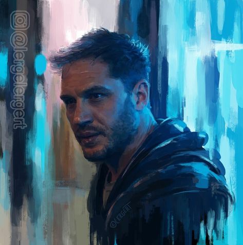 Tom Hardy Actor, Eddie Brock Venom, Portrait Sketches, Tom Hardy, Figurative Art, Portrait Drawing, Venom, Contemporary Paintings, Figure Drawing