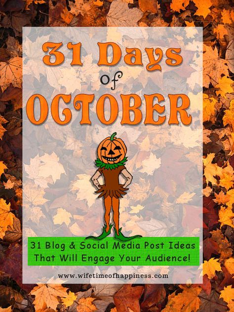 October blog post ideas Happy 1st Day Of October, October Interactive Post, October Social Media Posts, October Interactive Posts Facebook, Fall Interactive Posts Facebook, Halloween Engagement Posts, 31 Days Of October, Happy Thanksgiving Canada, Best Fall Movies