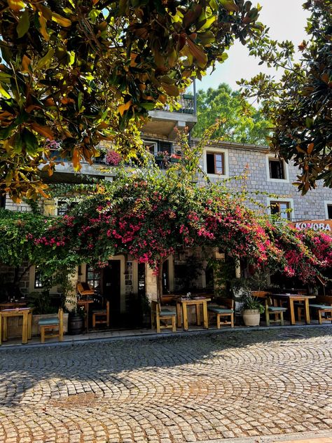 Restaurant in Herceg Novi Montenegro under the bogumila tree, paved streets of old town Montenegro Restaurant, Montenegro Food, Travel Montenegro, Montenegro Beach, European Bucket List, Herceg Novi, Under The Tree, Beautiful Sunrise, Beautiful Sunset