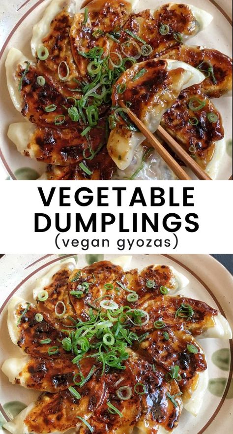 Plant Based Dumplings, Pork And Veggie Dumplings, Vegetable Dumpling Filling, Easy Vegan Dumplings, Vegan Mushroom Dumplings, Special Vegan Dinner, Easy Vegetarian Dumplings, Vegan Chinese Dumplings, Vegan Gyoza Recipe