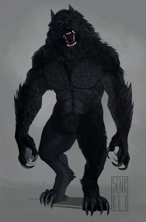 Werewolf Drawing, Werewolf Aesthetic, Werewolf Art, Vampires And Werewolves, Fantasy Beasts, Monster Concept Art, Mythical Creatures Art, Creature Concept Art, Creature Concept