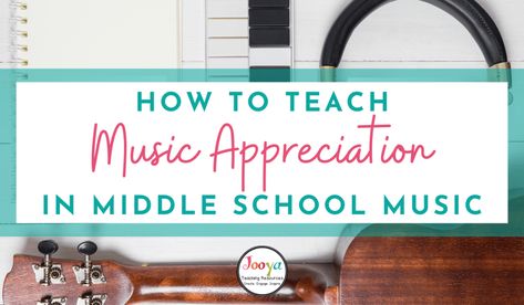 How to Teach Pop Music Appreciation in Middle School - Jooya Teaching Resources Halloween Music Playlist, Music Listening Activities, Tempo Music, Music Terms, Piano Teaching Resources, Music Teaching Resources, Middle School Music, Music Appreciation, Music Lesson