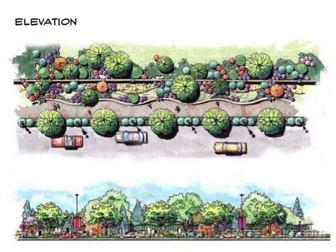 Landscape Architecture Rendering, Best Colored Pencils, Interior Architecture Sketch, Hand Rendering, House Garden Landscape, Landscape Architecture Graphics, Landscape Architecture Plan, Landscape Design Drawings, Landscape Architecture Drawing