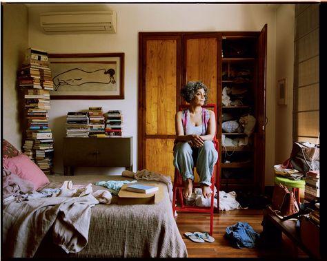 Vogue Interview, Arundhati Roy, Vogue British, Room Of One's Own, Small Home, Happiness Is, Apartment Living, Bathroom Interior, Kotatsu Table