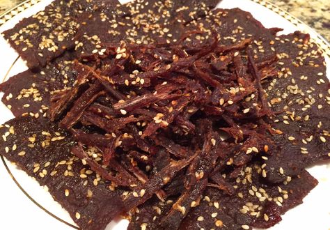 Vietnamese Beef Jerky Recipe, Spicy Beef Jerky Recipe, Thit Kho, Beef Jerky Recipe, Vietnamese Beef, Jerky Recipe, Western Dishes, Beef Jerky Recipes, Jerky Recipes