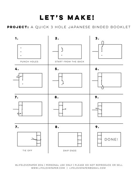 Japanese Book Binding, Bind A Book, Book Binding Methods, Japanese Stab Binding, Japanese Binding, Origami Book, Diy Buch, Bookbinding Tutorial, Book Binding Diy