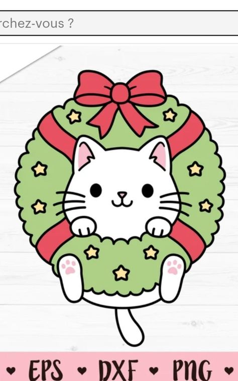 Merry Christmas Drawing, Christmas Illustration Design, Xmas Drawing, Colouring Printables, Animal Mugs, Face Painting Designs, Cat Art Print, Cute Cat Gif, Mini Drawings